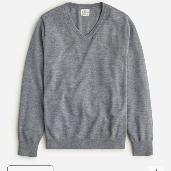 J.Crew Merino wool V-neck sweater - Picture 1 of 8